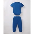 thumbnail image 4 of KIMI BEAR Newborn Baby Boy Layette Set Shower Gift Essential Clothes 4 Packs Rompers Pants Sleeping Gown with Hats Mittens Outfits Set Essentials Clothing Blue NB, 4 of 9