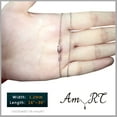 thumbnail image 3 of AmyRT Jewelry 1.2mm Titanium Steel Gold Cable Chain Necklaces for Women 16 in, 3 of 5