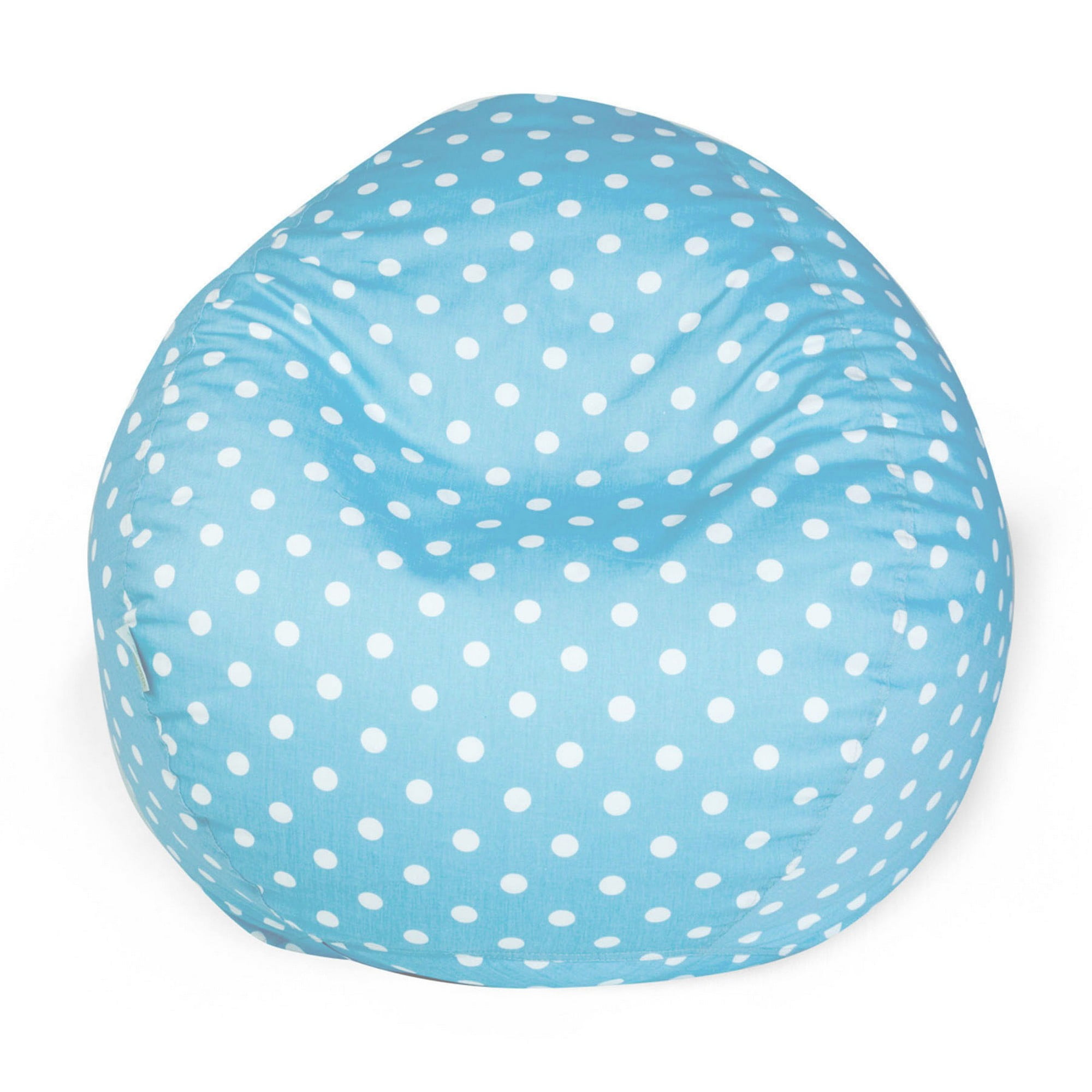 Majestic Home Goods Small Polka Dots Large Classic Bean Bag Chair