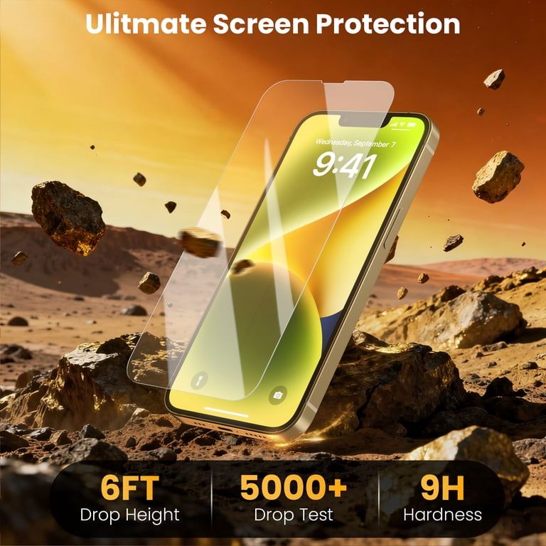 TOPVISION Screen Protector iPhone 13/14/13 Pro, 3-Pack photo 2