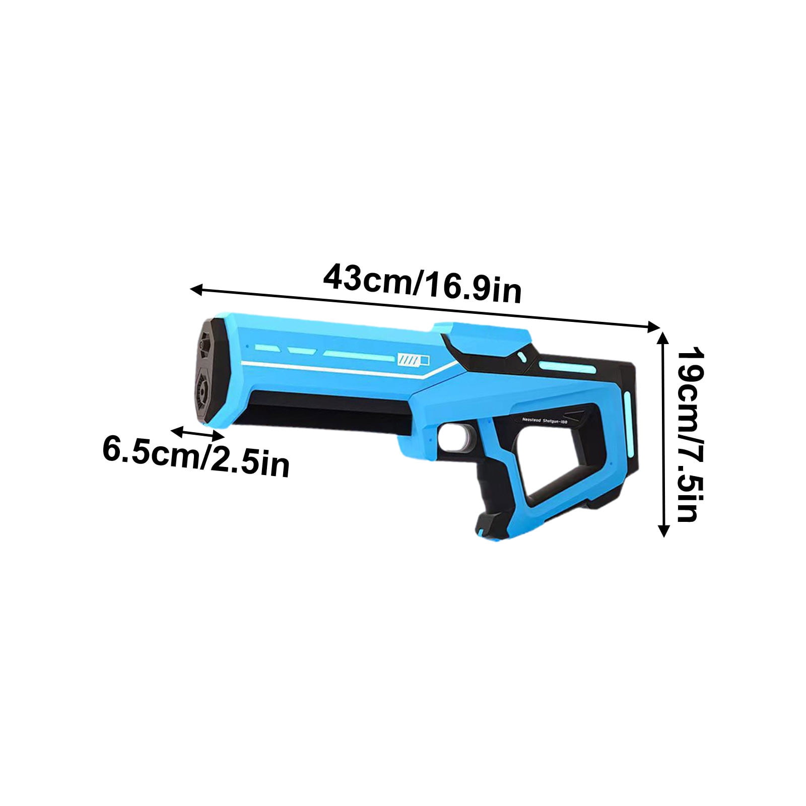 Electric Automatic Water Blaster with Continuous Firing Action - High Pressure Water Gun for Outdoor Summer Fun and Water Battle Games with Strong Spray for Exciting Play Sessions