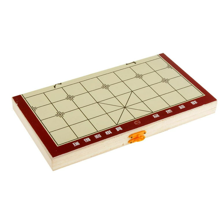 Luoyer 15 polegadas Conjunto de xadrez chinês com PU Couro Foldable Board  Xiangqi Portable Chinese Chess Game Set Estratégia Xiang Qi Jogos de  tabuleiro para 2 jogadores para crianças adultos Família 