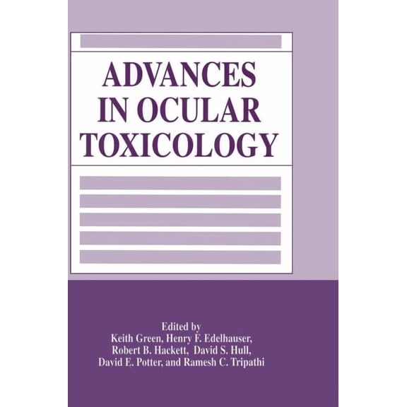 Language of Science Advances in Ocular Toxicology, (Hardcover)
