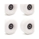 thumbnail image 1 of Sonducket 4 piezas de rueda de patín, componentes rodantes de repuesto, accesorios modificados, ruedas gruesas para patines, accesorio deportivo patinar Blanco, 1 of 6