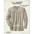 thumbnail image 2 of Legendary Whitetails Men's Maverick Slub Henley Long Sleeve Shirt, 2 of 4