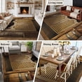 thumbnail image 5 of Western Pubs Area Rugs 6'x9', Washable Small Throw Rugs for Kitchen Dining room, Vintage Cowboy Countryside Retro Indoor Outdoor Rug Non-Slip Low Pile Carpet Runner Reversible Floor Mats, 5 of 8