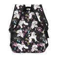 thumbnail image 4 of Easygdp Cute Poodle Dog Mochila Ergonómica Versátil para Laptop - Múltiples Bolsillos, Correas Ajustables, Unisex para Escuela, Viajes y Actividades al Aire Libre-One Size, 4 of 5