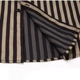 thumbnail image 5 of Afuyipoi Mens Causal Button-up Shirt Long Sleeve,Slim Fit Lightweight Collar Casual Striped Business Shirts Coffee 2XL, 5 of 9