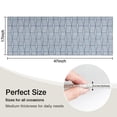 thumbnail image 5 of Blue Geometric Striped Pattern Kitchen Rug Mat,Kitchen Runner Rugs Non Skid Washable,Decorative Kitchen Floor Mats for Kitchen,Sink,Laundry,17"X47", 5 of 5