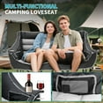 thumbnail image 3 of ABORON Oversized Double Camping Chair, Folding 2 Person Camping Chair Loveseat, Fully Padded Duo Chair Camping Couch, Portable Double Camp Chair, Lawn Chairs, Camping Bench with Carrying Bag, 3 of 8