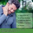 thumbnail image 3 of Gotas para los oídos para curar la otitis media, dolor de oídos, picazón, tratamiento de infecciones bacterianas, otitis aguda, limpiador de cerumen, gotas de 10 ml, 3 of 6
