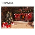 thumbnail image 1 of Fond de Toile de Fond Rectangle Noël Sans Rides Tissu Santa Claus Fond Décor de Fête d'Écran, 1 of 6