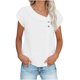 thumbnail image 1 of TaTaai Women's casual pullover tank, V-neck sleeveless, solid hue, ruched accent, relaxed fit, skin-friendly fabric, great for daily commute & loungewear Gift, 1 of 8