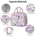 thumbnail image 4 of Lunch Bag Lunch Box for Women Reusable Insulated Lunch Bags,Water-Resistant Gothic Cooler Lunch Tote Bag, Large Capacity for Work Travel Picnic, 4 of 6