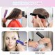 thumbnail image 3 of Set of 3 barber combs flat top hair cutting combs for hair cutting and flat top hair cutting (blue, purple and black)., 3 of 4