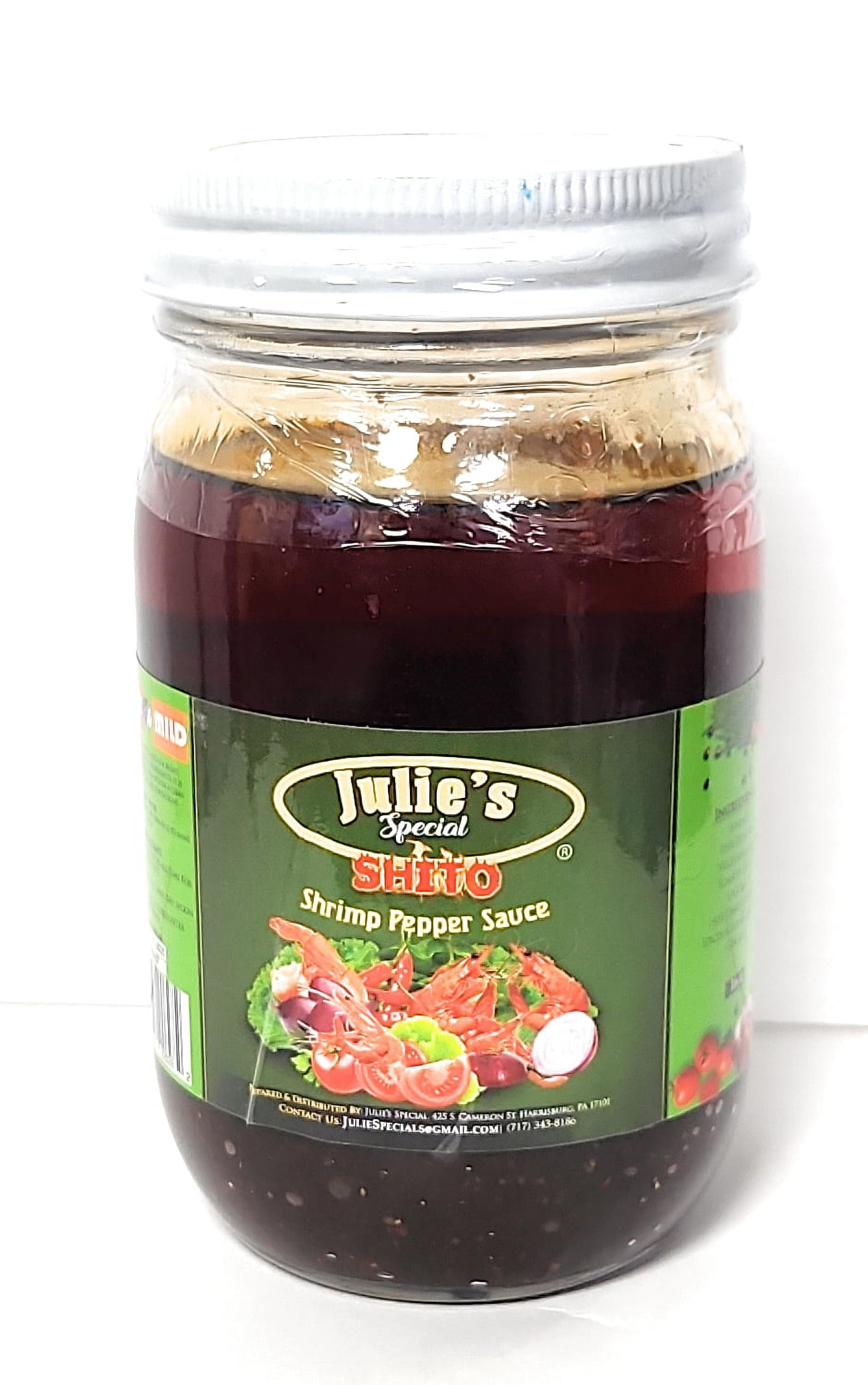 Julie's Shrimp Shito - 32 oz-Authentic Ghanaian Hot Pepper Sauce