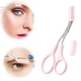 thumbnail image 3 of Momihoom Eyebrow Trimmer Scissors with Comb, 2 in 1 Eyebrow Trimmer Scissor,Curved Eye Brow Razor, Non-Slip Stainless Steel Eyebrow Scissor Trimmer, Beauty Gift, 3 of 3