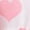 Pink, variant on Toddler Baby Girls Princess Dress Swing Love Heart Print Round Neck Ruffl𝖾d Short Sleeve Casual Toddler Gown Frock Outfit Apparel Clothing Wear Style