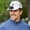 Baseball Cap-White, variant on Solar Rechargeable Peaked Cap, USB & Solar Powered Fan Hat, 3-Speed Adjustable Hiking Fishing Baseball Cap, Heat Relief dark gray hat