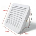 thumbnail image 3 of Exhaust Ventilation Fan Side Air Vent Caravan Motorhome Rv Camper Van White, 3 of 9