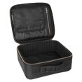 thumbnail image 3 of EIMELI Professional Travel Cosmetic Makeup Bag Organizer Makeup Storage Case Black, 3 of 8