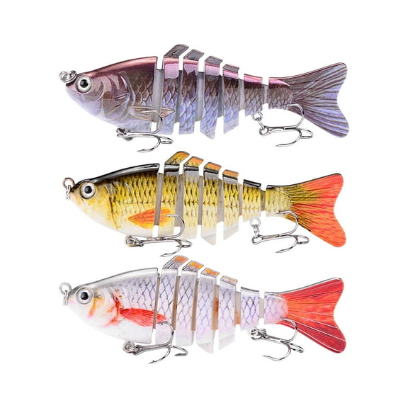 Fishing Gear - Bionic Swimming Bait, Probero Bionic Swimming Bait, Robotic Fishing Lures for Freshwater, 3D Bionic Swimming Lure Swims Just Like A Real Injured Bait Fish - #10001