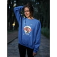 thumbnail image 2 of Abstract World Rave Style Sweatshirt Women -Image by Shutterstock, Female x-Large, 2 of 4