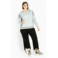 thumbnail image 2 of Avenue Women's Plus Size Seeing Stripes Sweater, 2 of 2