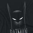 thumbnail image 2 of Batman: Caped Crusader Headshot Women's Loose T-Shirt, Black, Small, 2 of 5