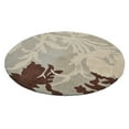 thumbnail image 5 of Rugsotic Carpets Hand Tufted Wool Eco-Friendly Area Rugs - 8'x8', Round, Gray White, Modern Contemporary Design, High Pile Handmade Anti Skid Rugs for Living Room, Bed Room (K00511), 5 of 6