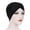 Black, variant on Women's Turban Head Wrap Headscarf African Women' Cross Forehead Soft Hair Bohemian Headwrap Beanie Stretch Cancer Sleep Cap Muslim Hat Army Green