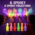 thumbnail image 3 of 36PCS Halloween Finger Projector Lights, 6 Spooky Designs, LED Glow Rings, Non-Candy Goodie Bag Fillers, Trick-or-Treat Party Favors, 3 of 7