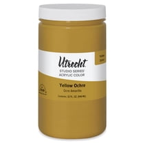 Utrecht Studio Series Acrylic Paint - Yellow Ochre, Quart