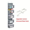 thumbnail image 1 of Over The Door Hanging Organizer Storage ,Wall Mount Storage With 2 Widened Metal, 1 of 5