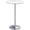 White-2, variant on Bistro Pub Table Round Bar Height Cocktail Table for Home Bar, Small Round Bar Tables for Party, Dining Room, Living Room and Wedding, Metal Base MDF Top Obsidian, 40.6 Inch Height (1, Black-1)