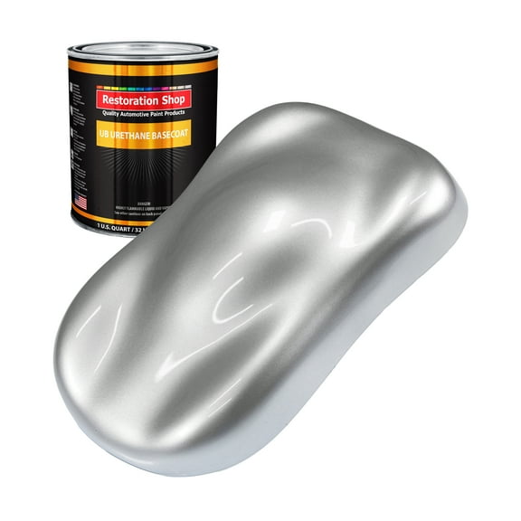 Iridium Silver Metallic 1 Quart URETHANE BASECOAT Car Auto Body Paint