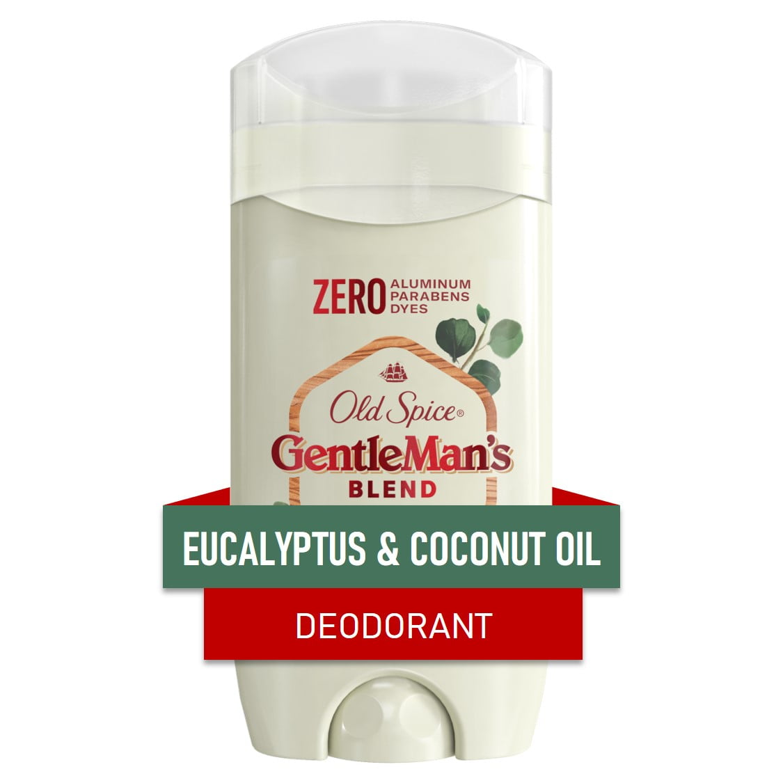 Old Spice Men's Deodorant Eucalyptus with Coconut Oil, Aluminum Free, 3.0 oz
