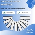 thumbnail image 4 of Soportes Magnéticos para Etiquetas, Portaetiquetas Magnéticas con Canal C y Película Protectora Transparente, Etiquetas Magnéticas Adecuado para Oficinas, Tiendas, 4 of 4
