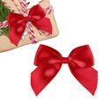 thumbnail image 2 of 2.5 Inch Polyester Waist Bow, Decorative Tape Bow for Gift Wrapping and Craft Projects, 1PC (Watermelon Red), 2 of 5