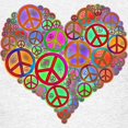 thumbnail image 3 of CafePress - Peace Sign Heart Kids T Shirt - Light T-Shirt Kids XS-XL, 3 of 4