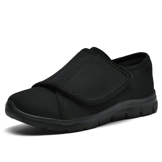 YOURDIARY Chaussures pour Femmes Diabétiques Chaussures de Marche Fermeture Ajustable Respirantes Légères Chaussures Largeur
