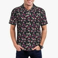 thumbnail image 1 of Balery Daisies Flowers Camisa Polo de Hombre con Estampado, de Manga Corta y Tejido Medio, Camisa Tipo Golf Polo-4X-Large, 1 of 6
