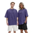 thumbnail image 4 of Sundazz Oversized T Shirts for Women Cotton Vintage Acid Wash Tees Baggy Shirts Trendy Casual Tops, 4 of 9