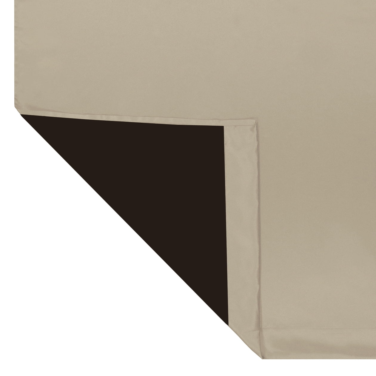 Eclipse Phoenix Solid Blackout Curtains, Set of 2, 84 Inch Long Blackout Curtains, 37"W x 84"L, Wheat