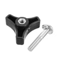 thumbnail image 3 of 1 Set Triangle Handle Knob Nut Screw Bolt Fits for Honda, Hayter, Mountfield, 3 of 6