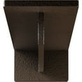 thumbnail image 3 of Ekena Millwork 3"W x 12"D x 2"H Heaton Hidden Support Steel Bracket w/ 8" Support Depth, Hammered Brown, 3 of 11