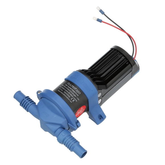 Bomba Whale BP2054 Gulper 320 24 V DC 5.0 GPM para residuos grises