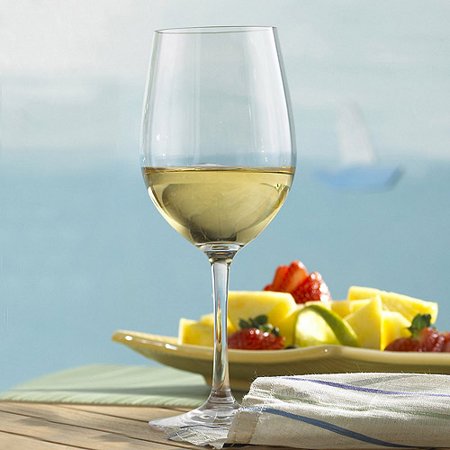 Wine Enthusiast Break-Free PolyCarb Chardonnay Wine Glasses, Set of 4