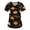 Dark Gray #009, variant on Halloween Scrub Tops Women Plus Size Funny V Neck Horror Bat Printed Scrubs Spooky Short Sleeve Scrub Shirts Nursing Workwear Medical Nurse Uniform with Pockets, XL