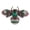 Green, variant on BIMZUC Brooch Jewelry Retro Bee Shape Alloy Attractive Decorative Rhinestones Pin Ornament for Coat Suit Green 2.36 inches / 6 cm